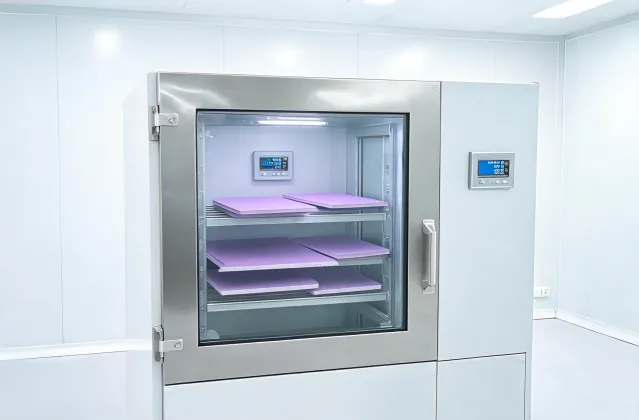 Humidity chamber testing mold-resistant gypsum board